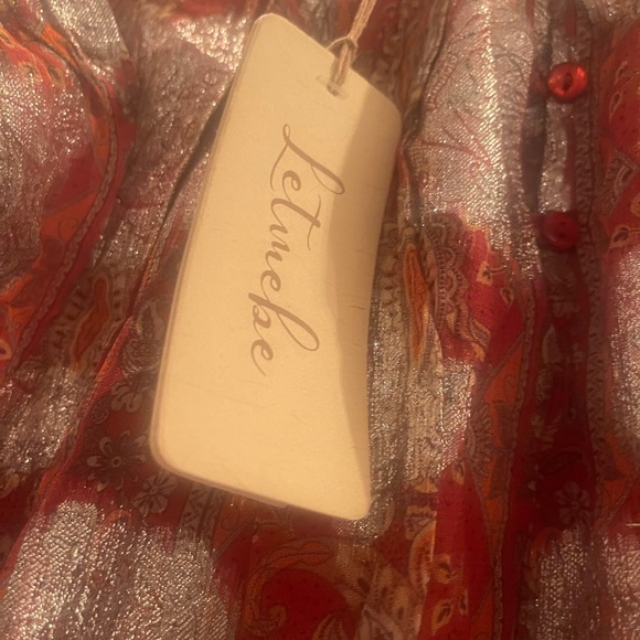 Let Me Be Anthropologie blouse size 2 new with tags - Picture 5 of 9